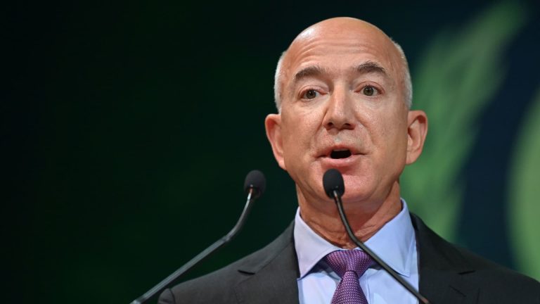 Jim Cramer’s position on Amazon in light of speculation about significant stock sales by Bezos.