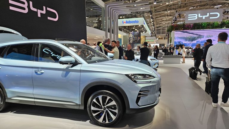 Rephrase the title:Race for China’s EV market could last 3 years, BYD says, claiming it wants to work with Tesla
